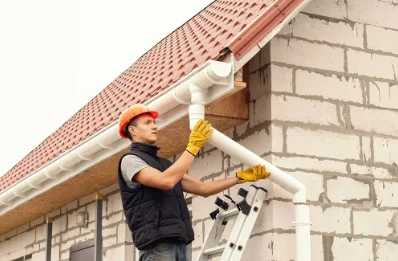Pose et remplacement de gouttières à Chappes